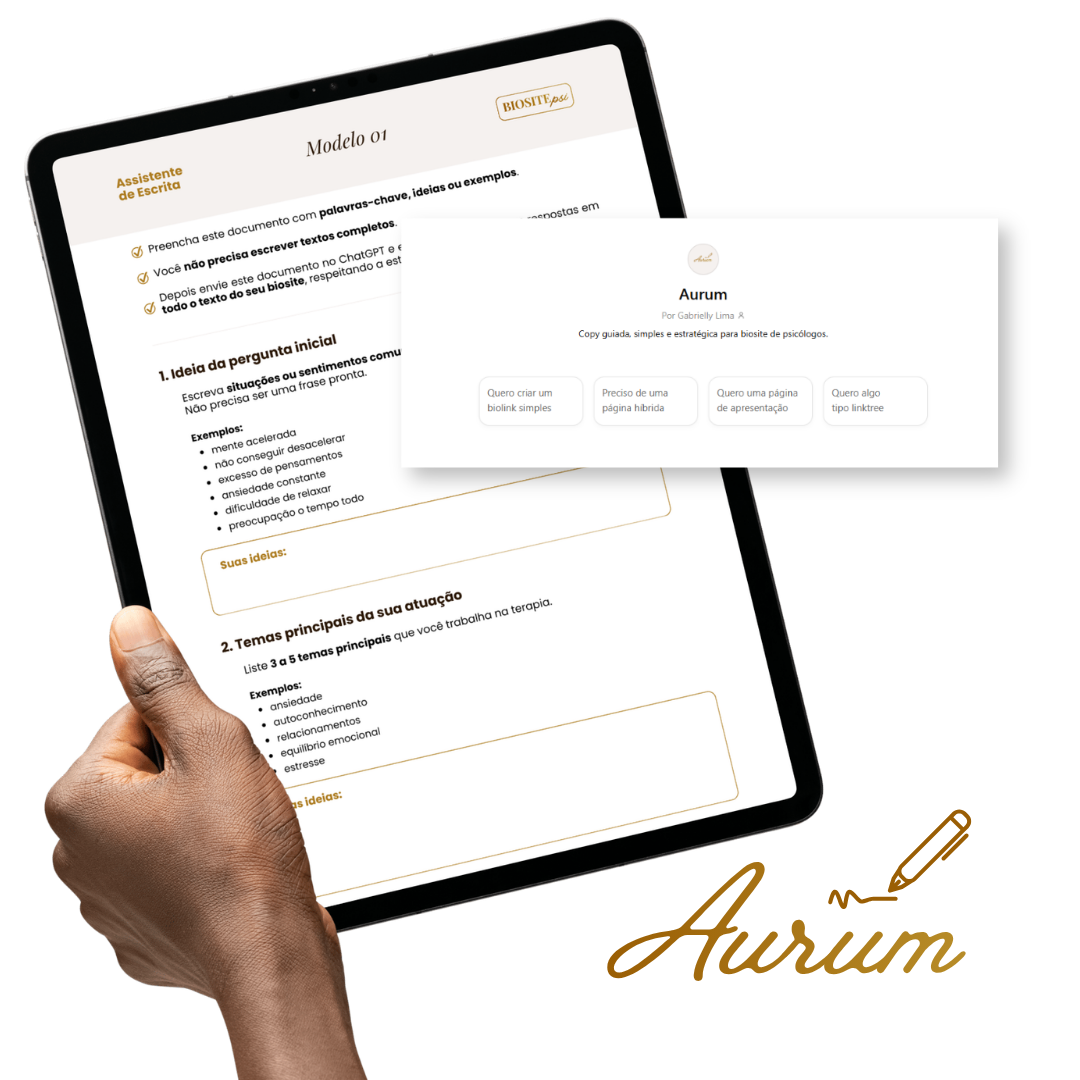 Aurum assistente de escrita
